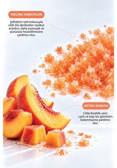 Naturix Şeftalili Peeling 340gr Peach Body Scrub