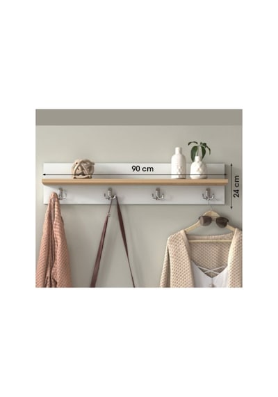 Ruum Store Vestiyer Ayakkabılık By Doğtaş Ahşap - Beyaz Ruum Store Vestiyer Ayakkabılık By Doğtaş Ahşap - Beyaz