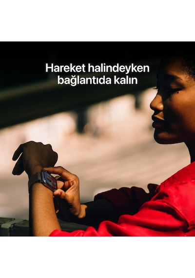Apple Uyumlu MF834TU/A Watch Series 11 GPS + Cellular 42 MM Alüminyum Kasa S/M Akıllı Saat (Apple Uyumlu Türkiye Garantili)