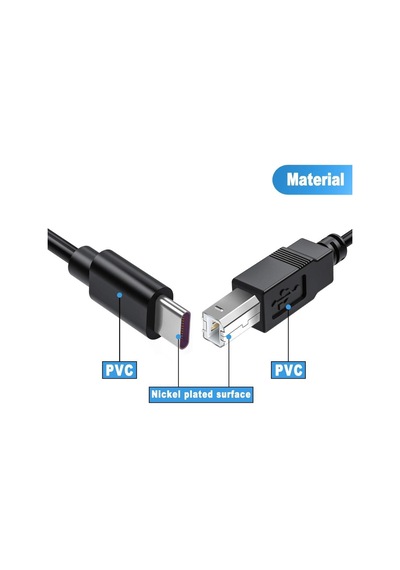 Midi Klavye Usb Type-c Kablosu 1.5 Metre
