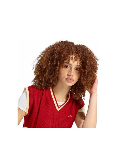 Adidas Kadın Yelek "cable Knıt Vest" Kr7063 Bordo
