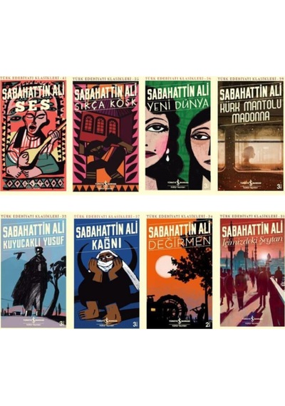 İş Kültür Sabahattin Ali Tüm Kitapları Seti Türk Edebiyatı Klasikleri Serisi 8 Kitap