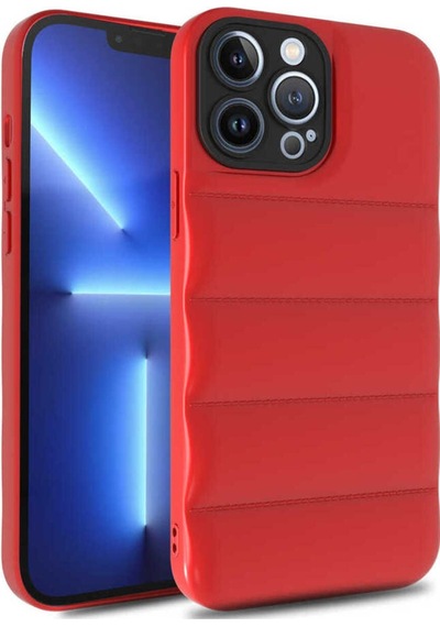 Apple Uyumlu iPhone 13 Pro Max Kılıf Zore Kasis Kapak Kırmızı