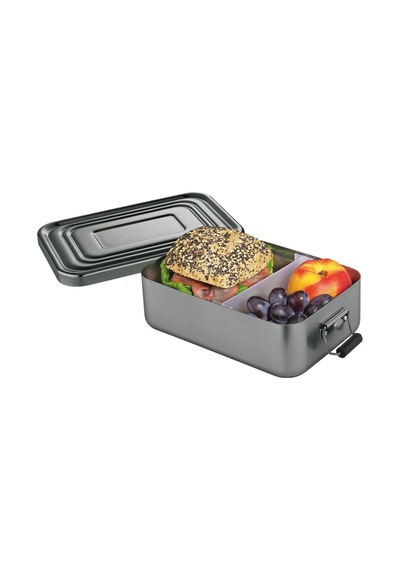 Kuchenprofi Küçük Lunchbox 18x5,5x12 Cm, Gri, Ayraçlı Ve Sızdırmaz Kapaklı Saklama Kapları Antrasit