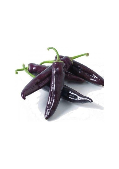 25 Adet Tohum Nadir Mor Uzun Biber Tohumu Organik Hobi Bahçe Hot Biber