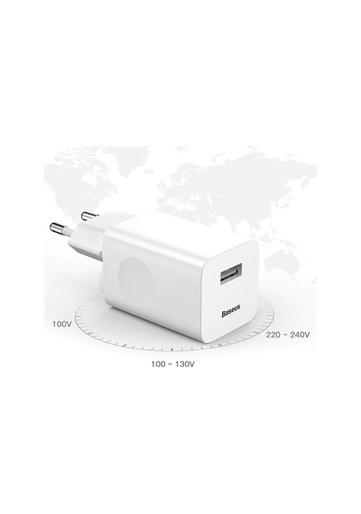 Baseus Ccall-Bx02 20W Hızlı Şarj Aleti Şarj Başlık Adeptör (475517033)-Beyaz