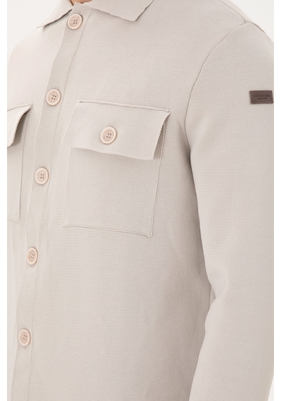 U.s. Polo Assn. Erkek Taş Hırka Triko 50294169-vr049 Taş