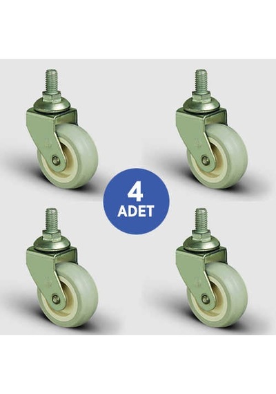 4 Adet Eb05Zkc50. Oynak Civatalı Pvc Kaplı Mobilya Tekerleği. 4 Adet Eb05Zkc50. Oynak Civatalı Pvc Kaplı Mobilya Tekerleği.