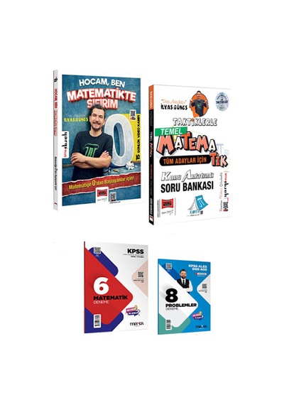 Tüm Adaylar İçin Hocam Ben Matematikte Sıfırım Konu Anlatımlı Soru Bankası +temel Matematik 2'li Set - 865319620