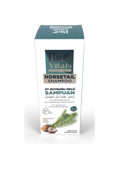 Pazarız Horse Tail Şampuan At Kuyruğu Özlü 330 Ml Tüm Saç Tipleri