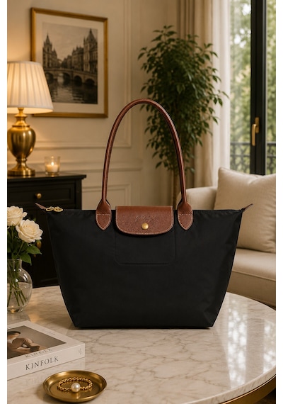 Longchamp Kadın Omuz Çantası Medium L2605 089 Siyah