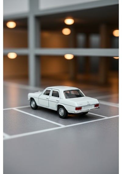 Beyaz 1:32 Ölçek Die Cast Kapıları Açılır Lisanslı Mercedes Benz 220 Oyuncak Metal Model Araba Çok Renkli