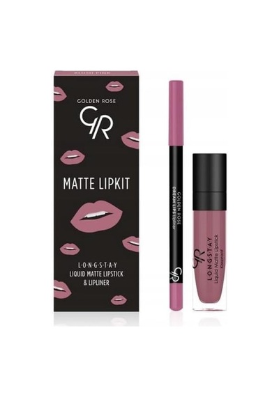 Gr Matte Lip Kit No: Pınk 1 Paket 1 X 1 Adet Çok Renkli