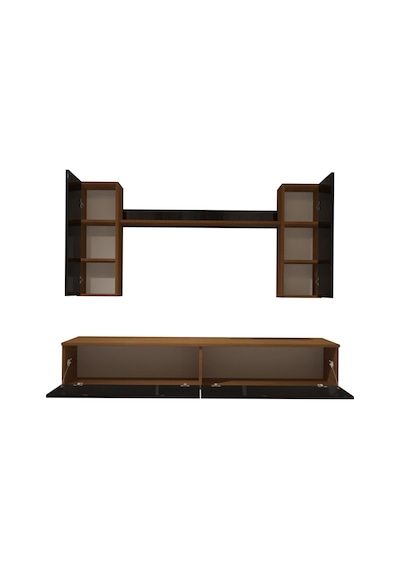 Decoraktiv Eko 7 Mdf Std Tv Ünitesi Tv Sehpası Ceviz - Siyah
