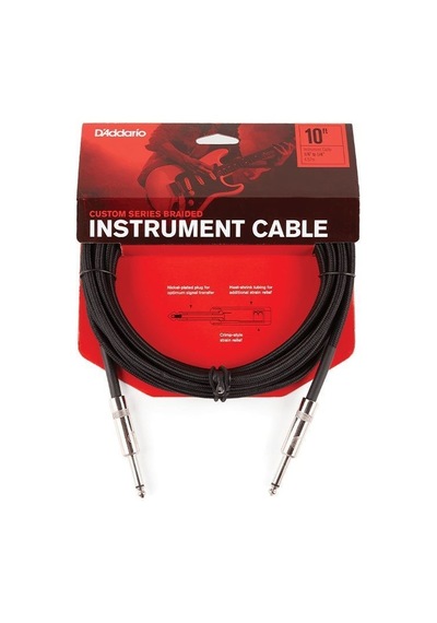 Planet Waves Pw-Bg-10Bk Gitar Kablo 3 Metre Braıded Inst Cbl Bk