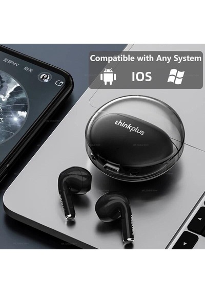 Premium Seyahat Taşınabilir Yürüyüş Bluetooth Kulaklık Kulak İçi Tws Lp80 Pro Beyaz