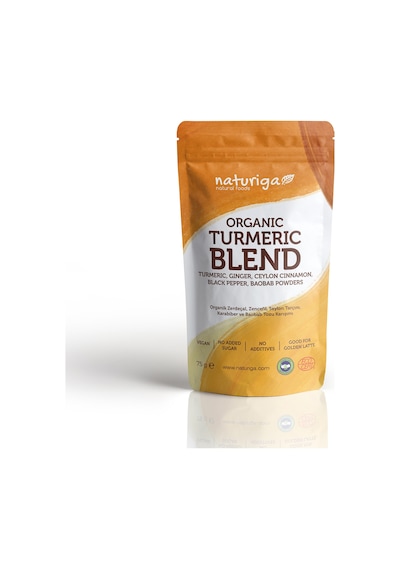 Naturiga Organik Zerdeçallı Altın Süt Karışımı 75 G