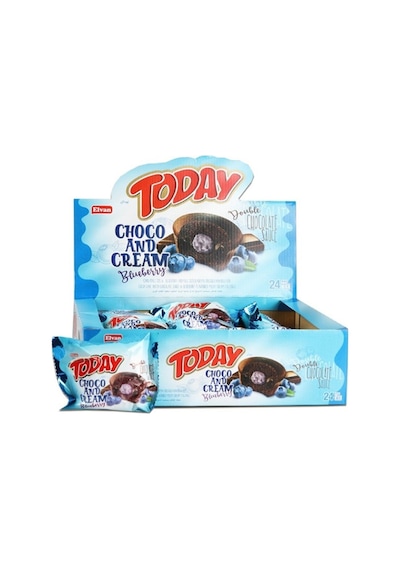 Today Double Choco And Cream Yabanmersinli 50 Gr. 24 Adet (1 Kutu)