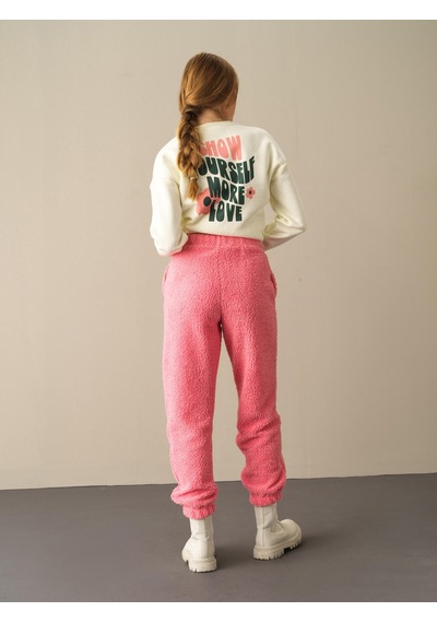 Xint Pembe Oversize Sweat Pantolon 470385