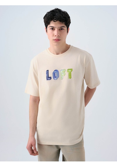 Loft Bej Erkek T-shirt Lf2038683 Bej