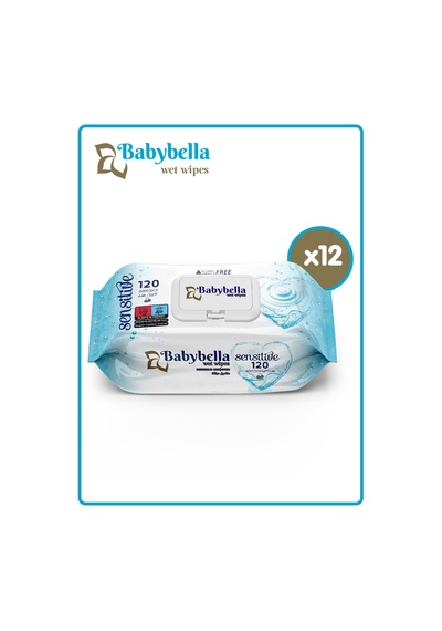 Babybella Ocean Islak Mendil 120 Yaprak 12'li set