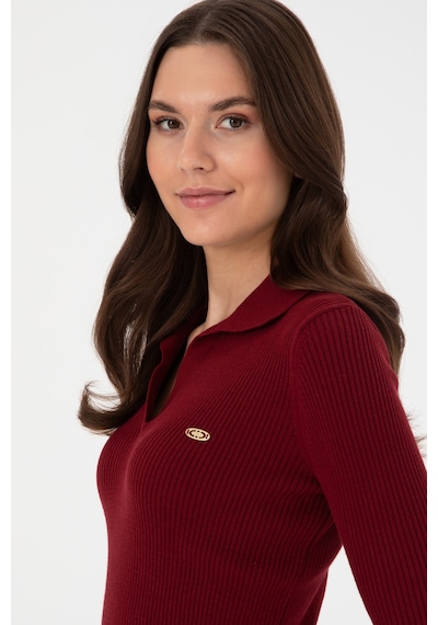 U.S. Polo Assn. U.s. Polo Assn. Kadın Bordo Kazak /triko 50317524-vr014