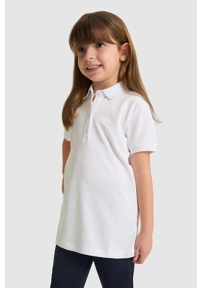 U.s. Polo Assn. Kız Çocuk Beyaz Tişört Basic 50328218-vr013