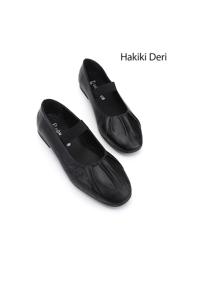 Gönderi(R) Gönderi R Kadın Siyah Mary Jane Hakiki Deri Babet Dyza75645195