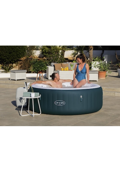 Lay-z-spa Miami Airjet 6001d Enerji Tasarruflu Şişme Spa Havuzu,4-6 Kişilik Mavi