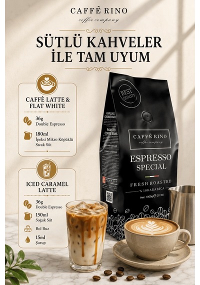 Caffe Rino Special Öğütülmüş Filtre Kahve %100 Arabica 1 KG