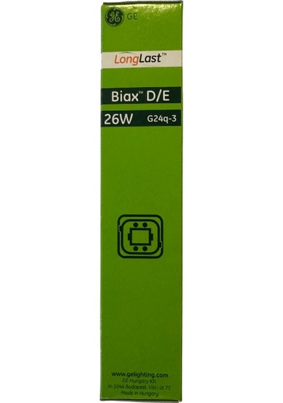 General Electric Biax D/e 26w 827 Sarı Işık 4pinli G24q-3 Duylu