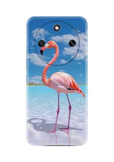 Honor Magic 8 Lite 5g Kılıf Boutique Baskılı Resimli Okaynus Ve Flamingo Pcode -093