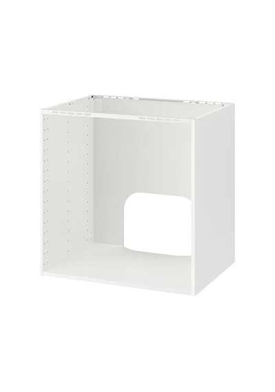 Ikea Metod Ankastre Fırın Dolabı İskeleti, Beyaz, 80x60x80 Cm
