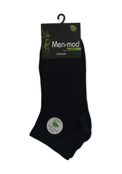 Menmod 12 Li Bambu Dikişsiz Kısa Patik Erkek Çorabı 001