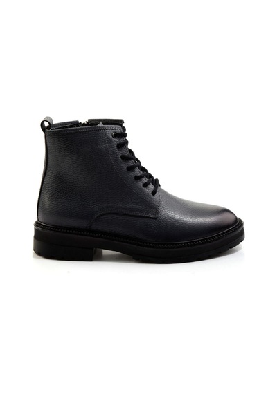 Bambi Gri Hakiki Deri Erkek Bot & Bootie E02594401340 Gri