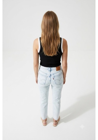 Levi's 501 Crop Kadın Jean Pantolon - Healing Waters-0022 Açık  Mavi