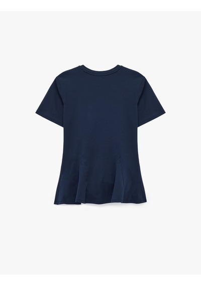 Koton Pamuklu Slim Fit Kısa Kollu Bisiklet Yaka Peplum Basic Tişört Lacivert 6sak50209ek Lacivert Koton Pamuklu Slim Fit Kısa Kollu Bisiklet Yaka Peplum Basic Tişört Lacivert 6sak50209ek Lacivert