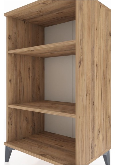 Hyperion Komodin 2 Raflı 60x44x106 Çam-çam Çam