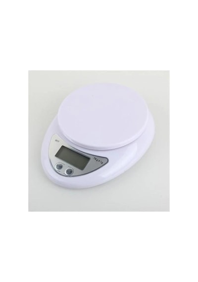 Lb Hazneli Lcd Ekran Hassas Ölçüm Sensörlü 5 Kg Kapasite Dijital Mutfak Terazisi Tartısı