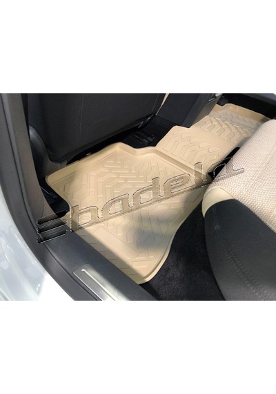Vw Passat Cc 2009-2010 3d Kauçuk Bej Havuzlu Paspas İthal
