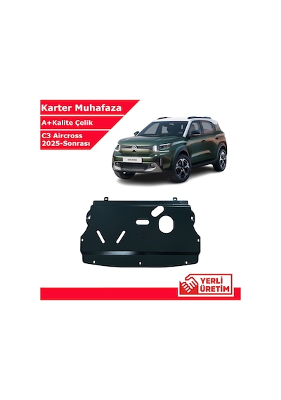 Citroen C3 Aircross 2025 Ve Sonrası Çelik Karter Muhafaza Çelik Koruma Sacı A+ Kalite Yerli Üretim