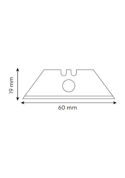 VIP-TEC VT875116 Emniyetli Maket Bıçağı (Plastik Gövde) 19 mm