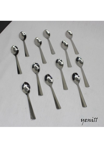 Emç Paslanmaz Çelik Geniş Sade Çay Kaşığı 1.50 MM