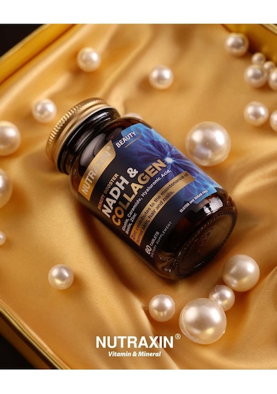 Nutraxin Nadh Collagen 60 Tablet Tip1 Tip3 Hyaluronik Asit, Elastin, Seramid, Resveratrol Glutatyon