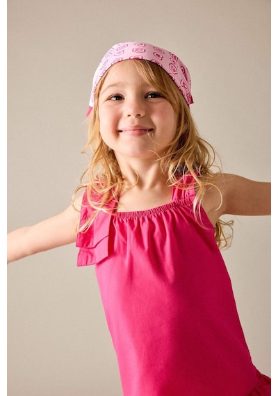 Defacto Askılı Poplin Elbise Kız Bebek H6743a526hspn178 Pembe-pn178