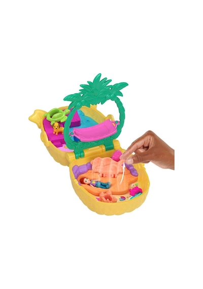 Polly Pocket - Ananas Köpekçik Plajı Mini Oyun Seti