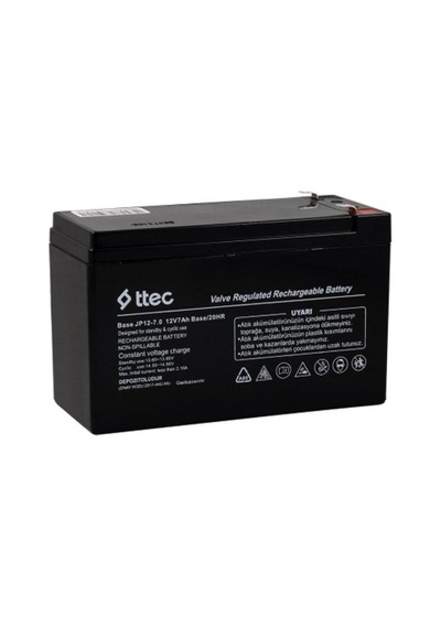 12v 7 Ah Base Kuru Bakımsız Akü