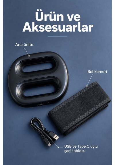 Sabit Frekans Ve Otomatik Modlu Isıtmalı Masaj Aleti