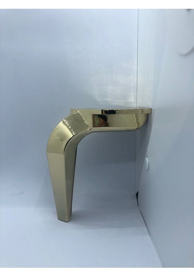 PLASTİK,15 CM GOLD KAPLAMA,KOLTUK,MOBİLYA AYAĞI (4 ADET)