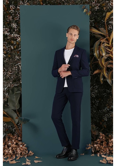 Efor C 659 Slim Fit Lacivert Spor Ceket Lacivert
